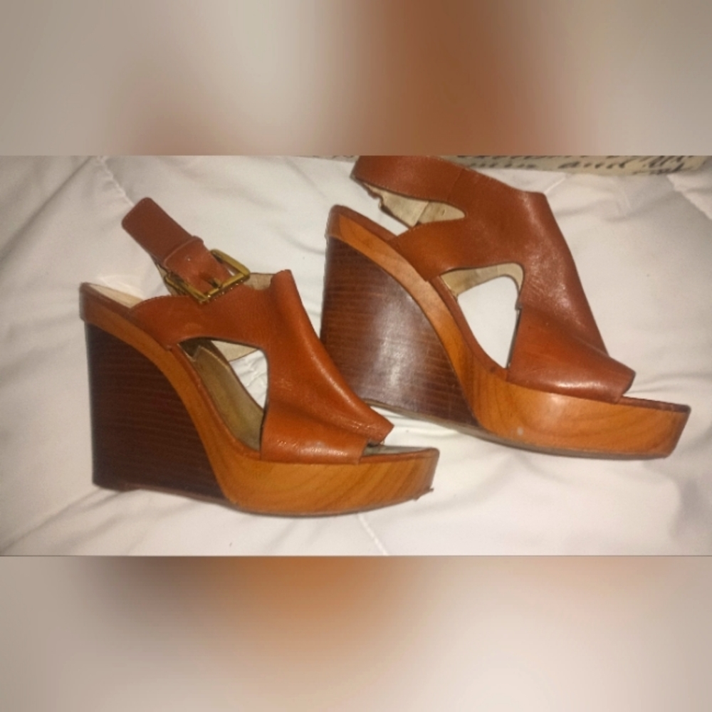 Michael Kors Josephine Woods Platform Wedge